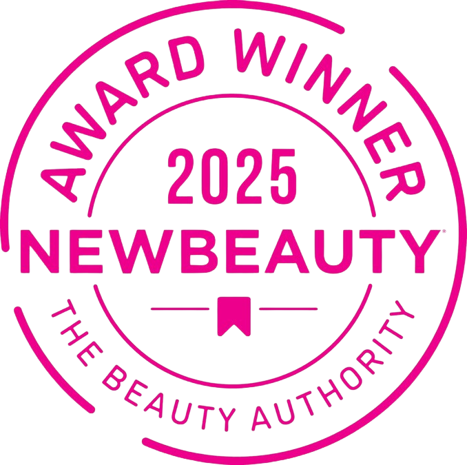 2025 NewBeauty Award Winner badge recognizing Ultherapy.