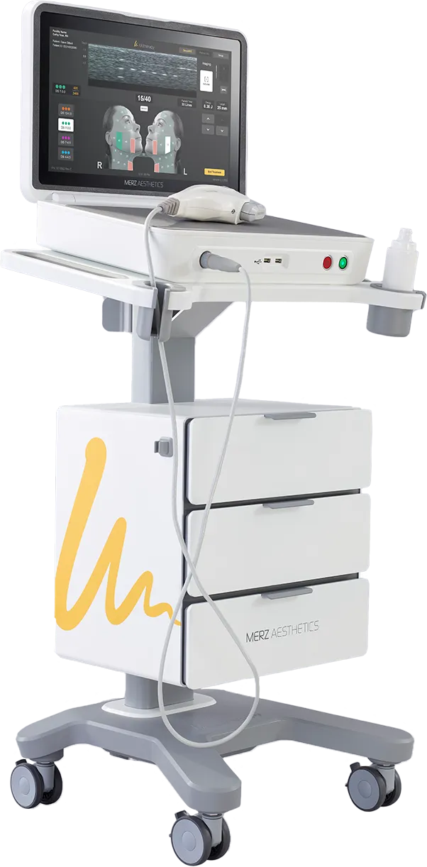 Ultherapy PRIME® full device for non-invasive skin lifting and tightening.