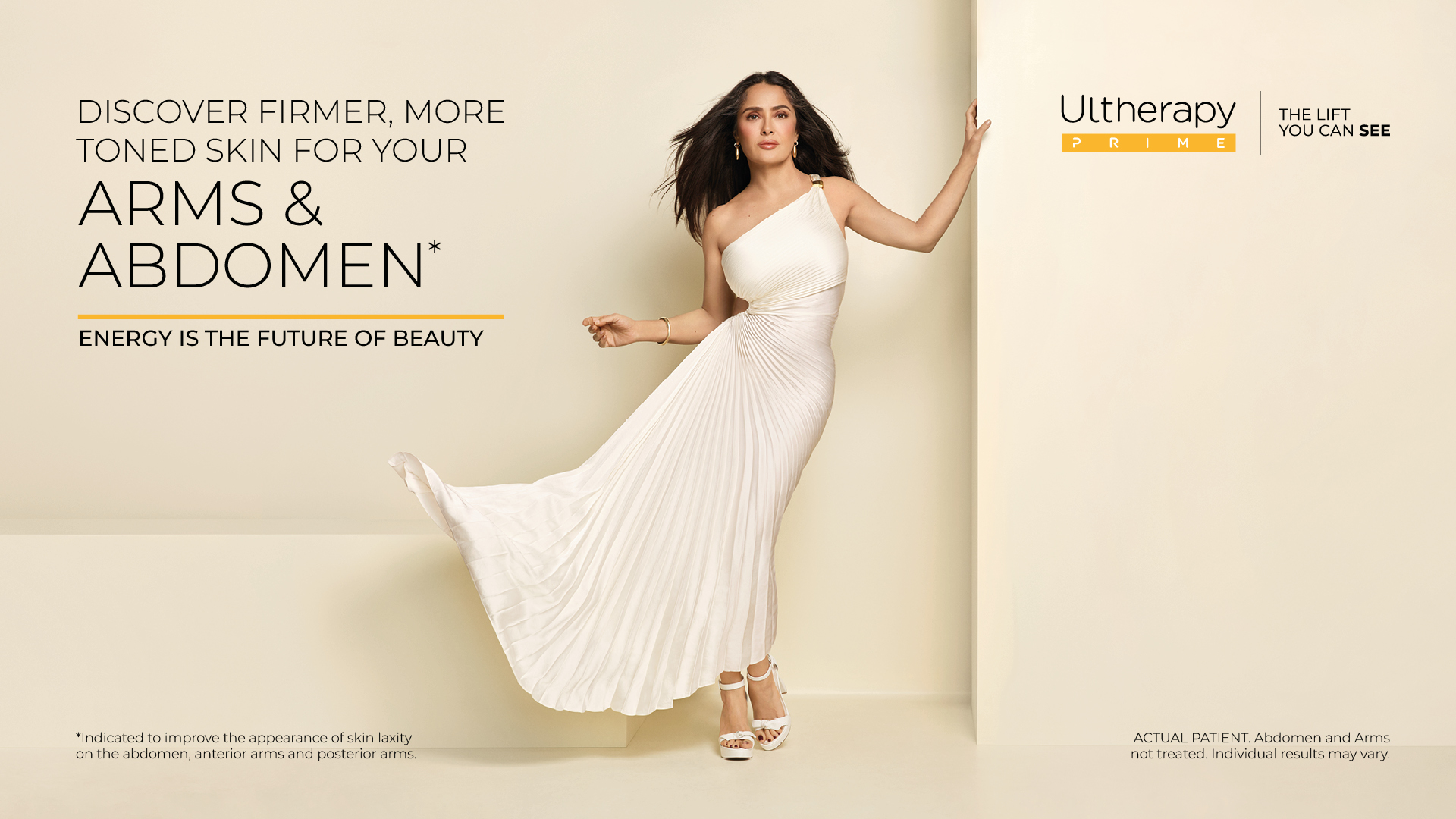 Ultherapy PRIME Health Canada body treatment indications.