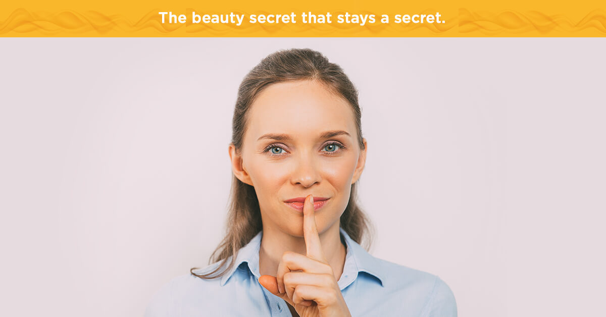 The beauty secret that stays a secret