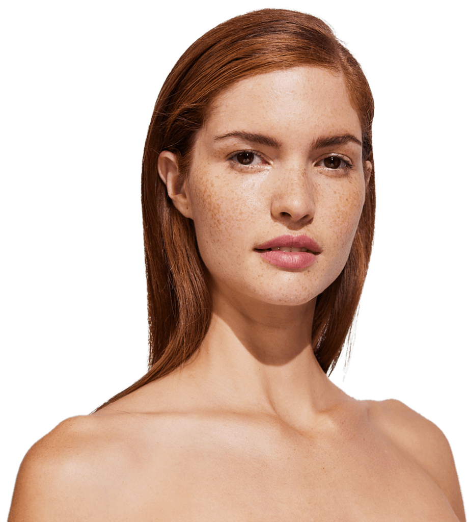 Woman smiling